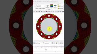 Bolt and Nut Connection Simulation Ansys Mechanical analysis [upl. by Cohligan]