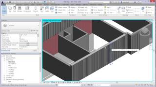 Modifying Wall Profiles and Sweeps in Revit 2014  Board and Batten Walls [upl. by Welles]