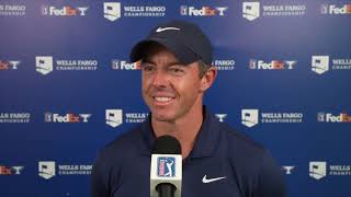 Rory McIlroy Saturday Flash Interview 2024 Wells Fargo Championship ©️ PGA Tour [upl. by Dnumsed89]