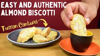 Make Biscotti Like An Italian Authentic Tuscan cantucci recipe [upl. by Lefty]