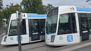 RATP  Tramway De Paris  Tram T3b  At Port de Pantin Tram station  Île de France Mobilités [upl. by Hunt]