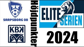 Sarpsborg 08  Kristiansund BK 02 Høydepunkter  Highlights amp Goals  Eliteserien 2024 [upl. by Naillil]