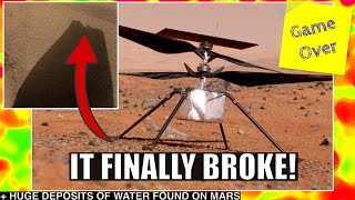 Oh No Its The End of Mars Helicopter Mission  Huge Water Deposits Found on Mars [upl. by Nylhsoj650]