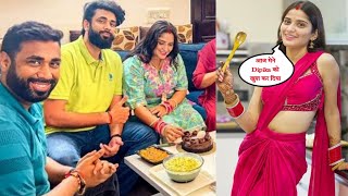 Aarti Singh Cooking Maggie For Her Husband Dipak Chauhan and Family 😍  Arti Singh Wedding Pics [upl. by Rochemont]