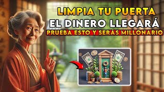 ¡SÉ RICO Limpia tu puerta con ESTA AGUA y ATRAERÁS MUCHO DINERO  Enseñanzas Budistas [upl. by Corny357]