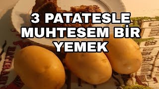 3 Patates Bir Parça Et İle Haftada Birkaç Kere Yapacağınız Bir Yemek Tarifi Patates Tavası Tarifi [upl. by Nylsirk984]