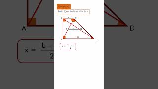 Diagonales de un Trapecio geometria [upl. by Enilecram887]