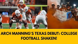 Arch Mannings Epic Texas Debut Shakes College Football Week 4 Highlights amp Reaction [upl. by Worthy]