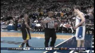 Eric Maynor w quotThe daggerquot VCU vs Duke Pt2 [upl. by Akinhoj]