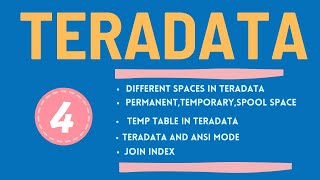 Teradata Tutorial Day  4 Teradata SQL  NiC IT Academy [upl. by Philly]