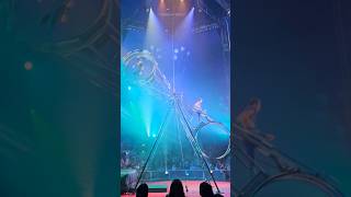 Daring Feats Wheel of Death Performance Takes Center Stage at Circus Vargas 🎪🔥 [upl. by Ojibbob]