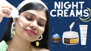 5 Best Night Creams  Moisturisers for Glowing Skin ✨For all skin types [upl. by Maynord99]