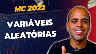 Variáveis Aleatórias  Estatística para Concursos MC 2022 [upl. by Ahsinot496]