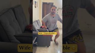 Wife ko samjhna mushkil hai🤪  shortsfeed comedy shortvideos husbandwifecomedy funny trend [upl. by Chavaree]