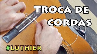 Como Trocar Cordas de Violão de Nylon  DiGiorgio [upl. by Ailahk]