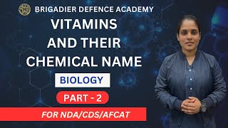 BIOLOGY For NDACDSAFCAT  Vitamins Chemical Name  PART  2 [upl. by Delastre501]