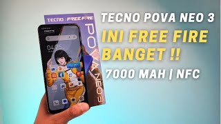 BARU LAGI TECNO POVA NEO 3 INI FREE FIRE BANGET [upl. by Fonsie]