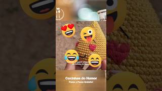 Aulas Gratuitas de Coxinhas com Cara de Emojis em Amigurumi tutorial amigurumicrochet [upl. by Eiral497]