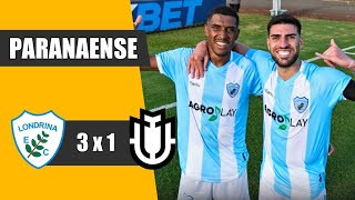 LONDRINA 3 X 1 MARINGÁ  GOLS  PARANAENSE 2024 [upl. by Nosiram]