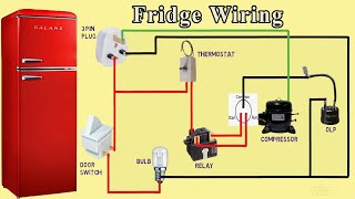 Fridge Wiring diagram refrigerator wiring [upl. by Tessil]