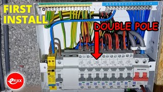 LEWDEN CONSUMER UNIT with DOUBLE POLE RCBOs [upl. by Attemaj824]