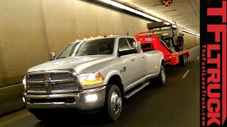 2015 Ram 3500 takes on the extreme Ike Gauntlet towing review [upl. by Lipkin]