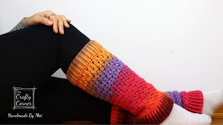 Crochet Easy Leg Warmers For Beginners [upl. by Sammie]