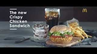 McDonalds Crispy Chicken Sandwich  Reply [upl. by Riatsila]