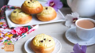 Vatrushka Recipe  Russian Cheese topped buns [upl. by Bickart73]