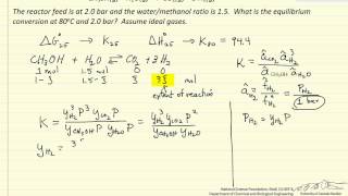 GasPhase Equilibrium Conversion Part 2 [upl. by Bensky]