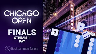 FINALS Stream 1 40th Chicago Open Backgammon Tournament [upl. by Shaia]