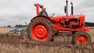 Nuffield 1060 Ploughing 3 Furrows [upl. by Newbold]