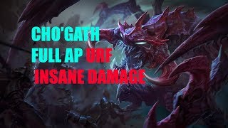 CHOGATH FULL AP URF INSANE DAMAGE LEAGUE OF LEGENDS [upl. by Nehgem823]