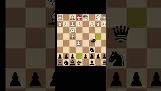 Englund Gambit checkmate trap for black against d4 chess checkmate chesstraps chessopening [upl. by Ahsietal]