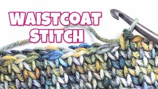 Waistcoat Stitch In the Round [upl. by Anestassia]