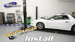 How to Install a Supercharger Procharger for LT1 Firebird [upl. by Roze]