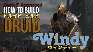 【ディアブロ２ リザレクテッド】 ドルイド ビルド ウィンディ―／ Druid Build Windy 【diablo2】 [upl. by Marisa606]