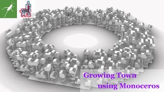 【Grasshopper Tutorial】 Growing Town using Monoceros [upl. by Cod573]