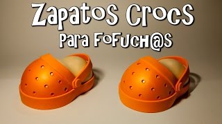 ZAPATOS CROCS SUECOS PARA FOFUCHS  GOMA EVA [upl. by Gnous]