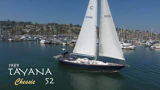 1989 Tayana 52 Aft Cockpit CHESSIE Video [upl. by Kannav470]