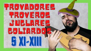 Trovadores troveros juglares y goliardos Pop medieval [upl. by Limber921]