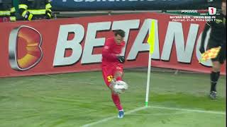 GOOOL FCSB  UTA 10 Olaru reușește să deschidă scorul cu o execuție de generic [upl. by Assetak]