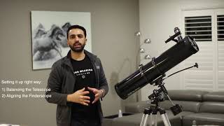 How to use a Telescope A Beginners Guide Learn to Setup and Use Equatorial Mount [upl. by Laicram]