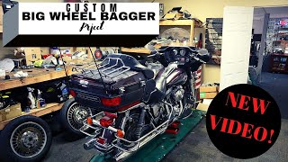 New Custom Big Wheel Bagger Project l Budget Rebuilds [upl. by Noivad]