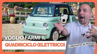 Quadricicli elettrici  Sono già diventate le CITYCAR 20 🤔 [upl. by Anilatsyrc]