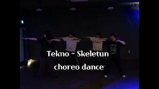 won k T Tekno  Skeletun choreo dance [upl. by Liatnahs920]