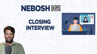 NEBOSH course IG1 Closing Interview Malayalam [upl. by Enej130]