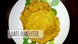 Oats Omelette Recipe  Healthy Weight Loss Breakfast  Oats Egg Omelette [upl. by Homere917]