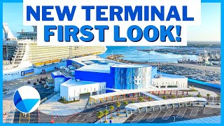 FIRST LOOK at Royal Caribbeans New Galveston Cruise Terminal [upl. by Braswell140]