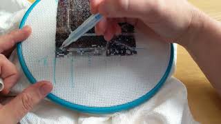 How I Grid My CrossStitching Projects  2018 [upl. by Levison]